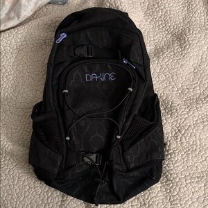 Dakine Black and Purple Backpack